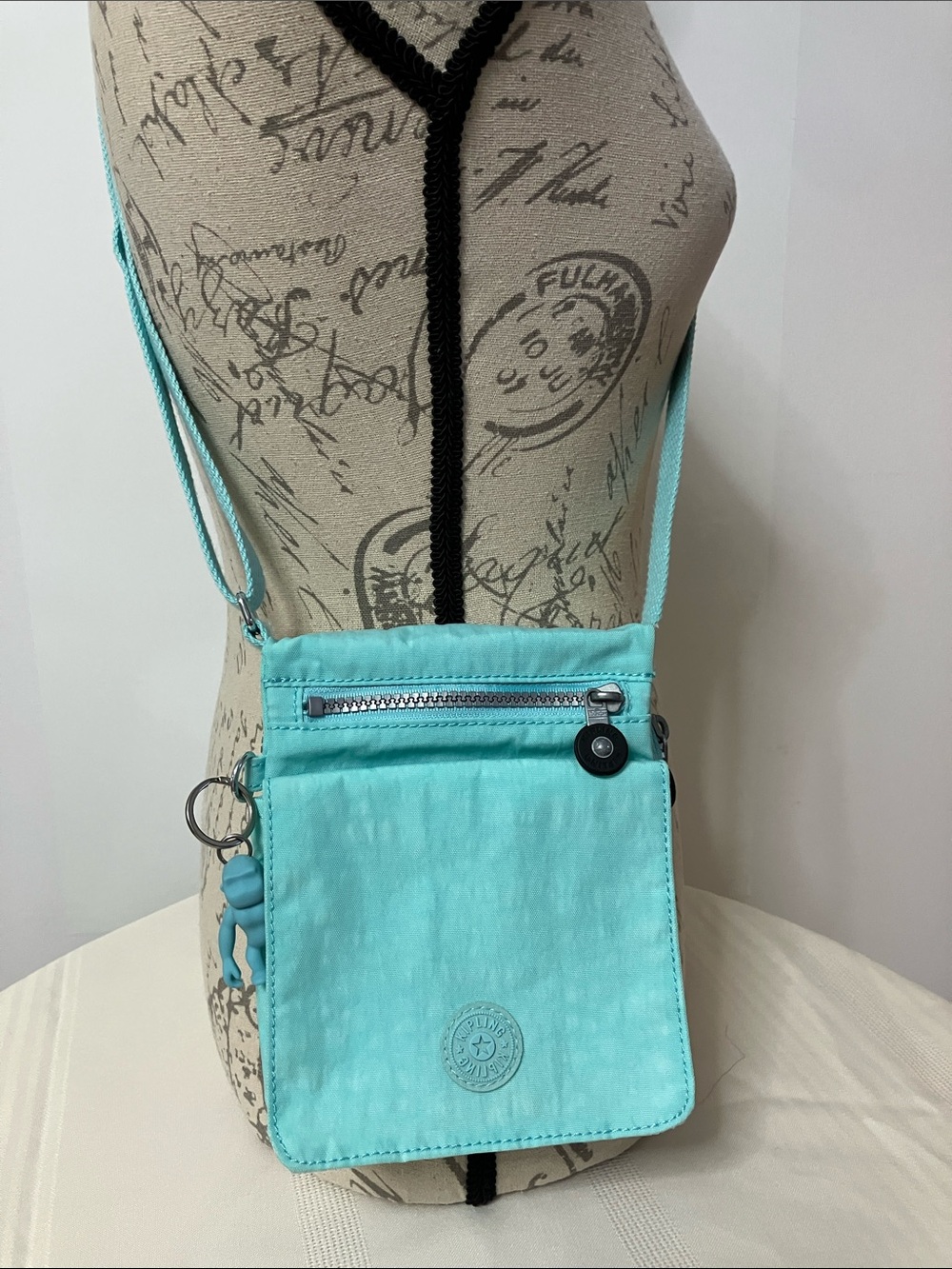 Kipling El Dorado Crossbody Bag Turquoise